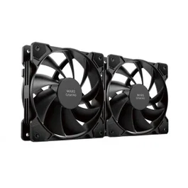 Mars Gaming MF-PWMX2 Pack 2 ventiladores LED 12 cm